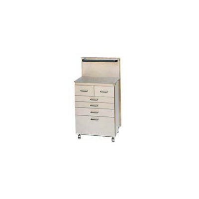 Storage Cabinet, Standard, SS, 6 drawer (no otoscopes, no p